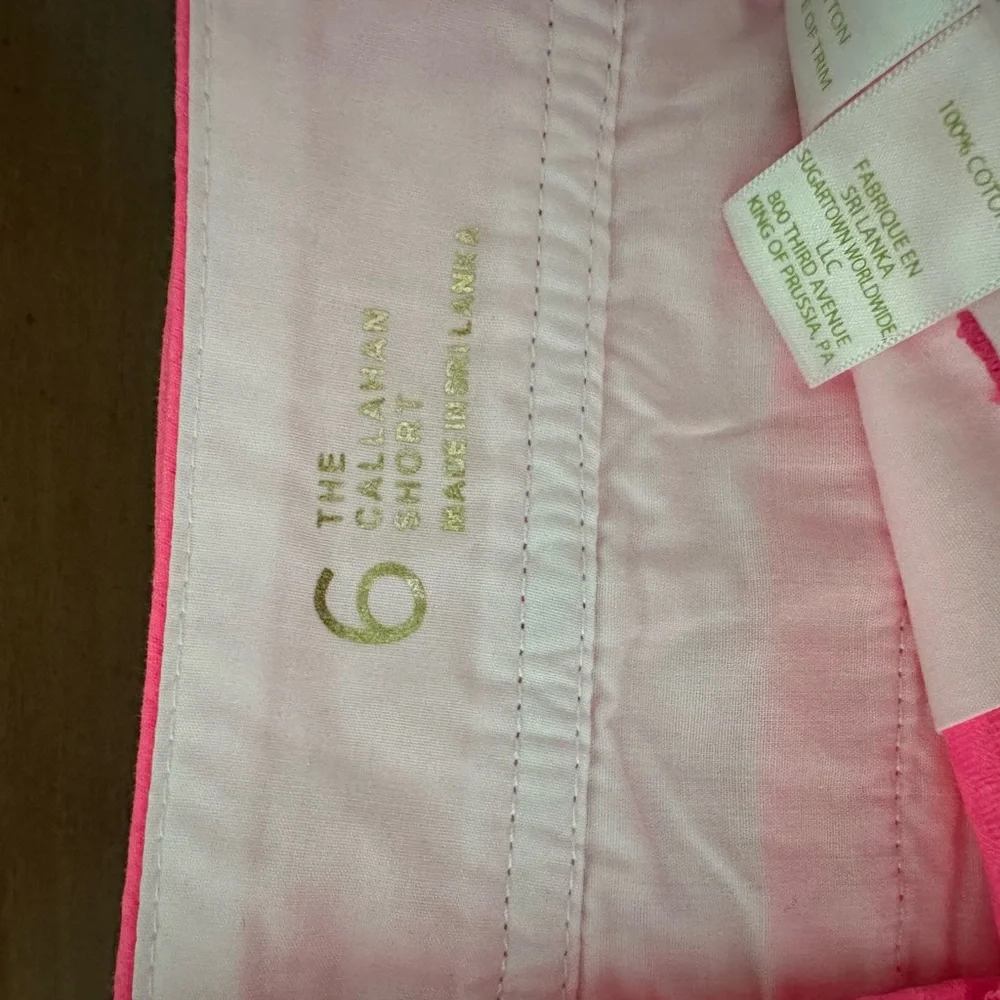 Lilly Pulitzer Vibrant Pink Textured Bermuda Shorts - Picture 2 of 6